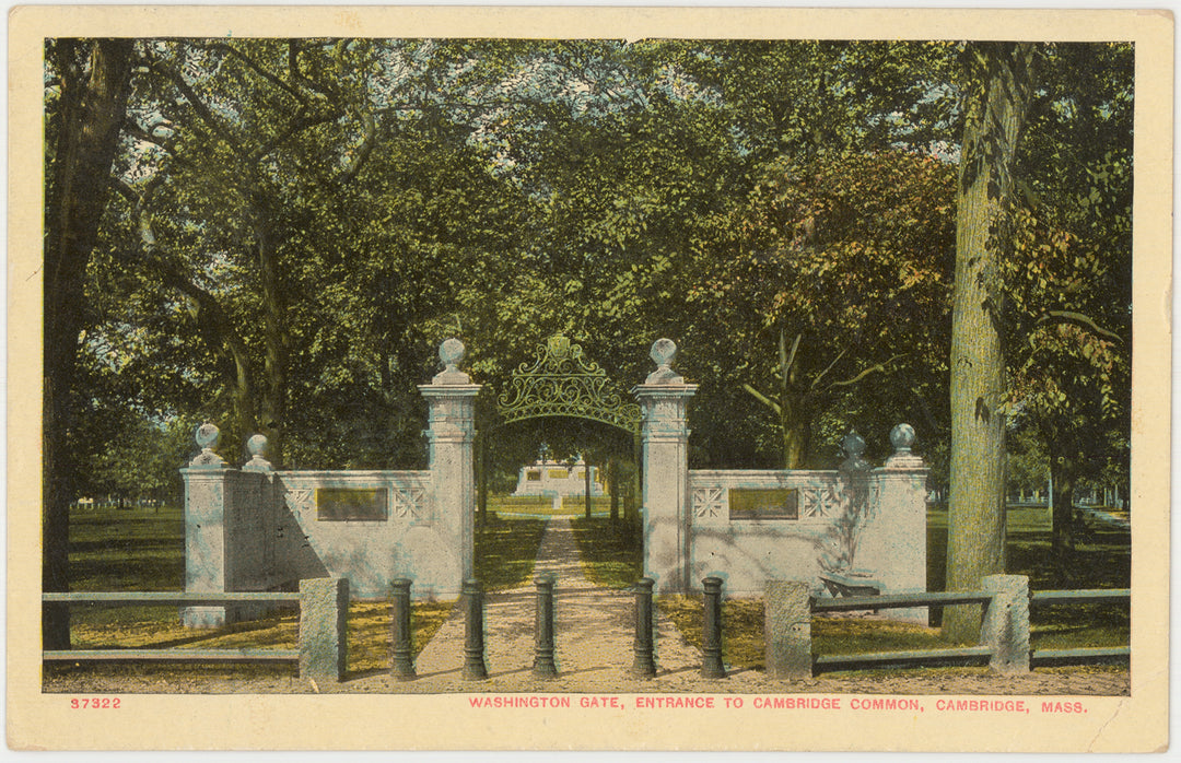 Cambridge Common, Cambridge, Massachusetts: Washington Gate