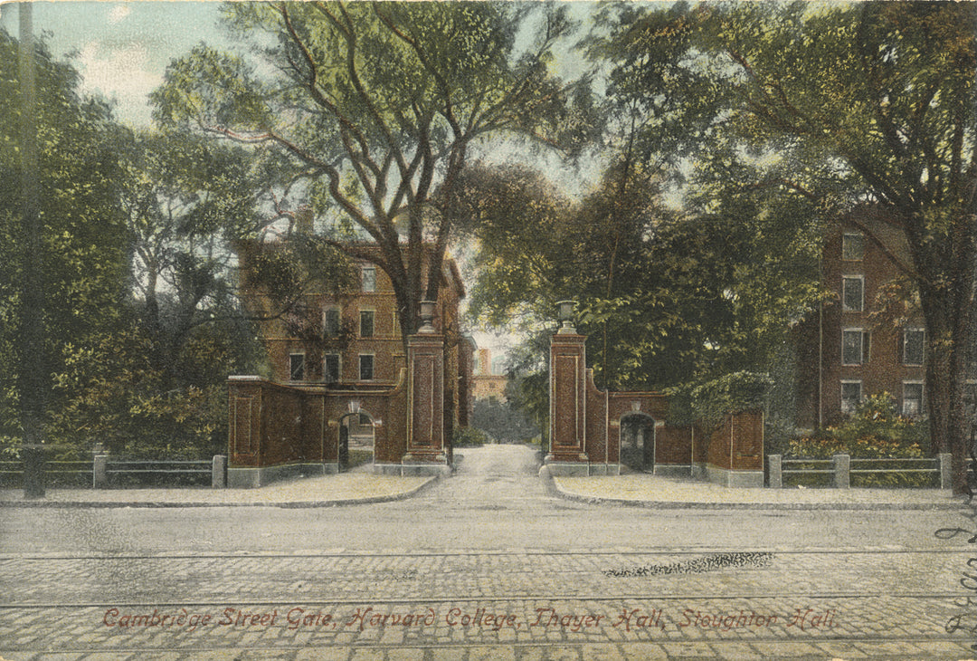 Harvard University, Cambridge, Massachusetts: Cambridge Street Gate