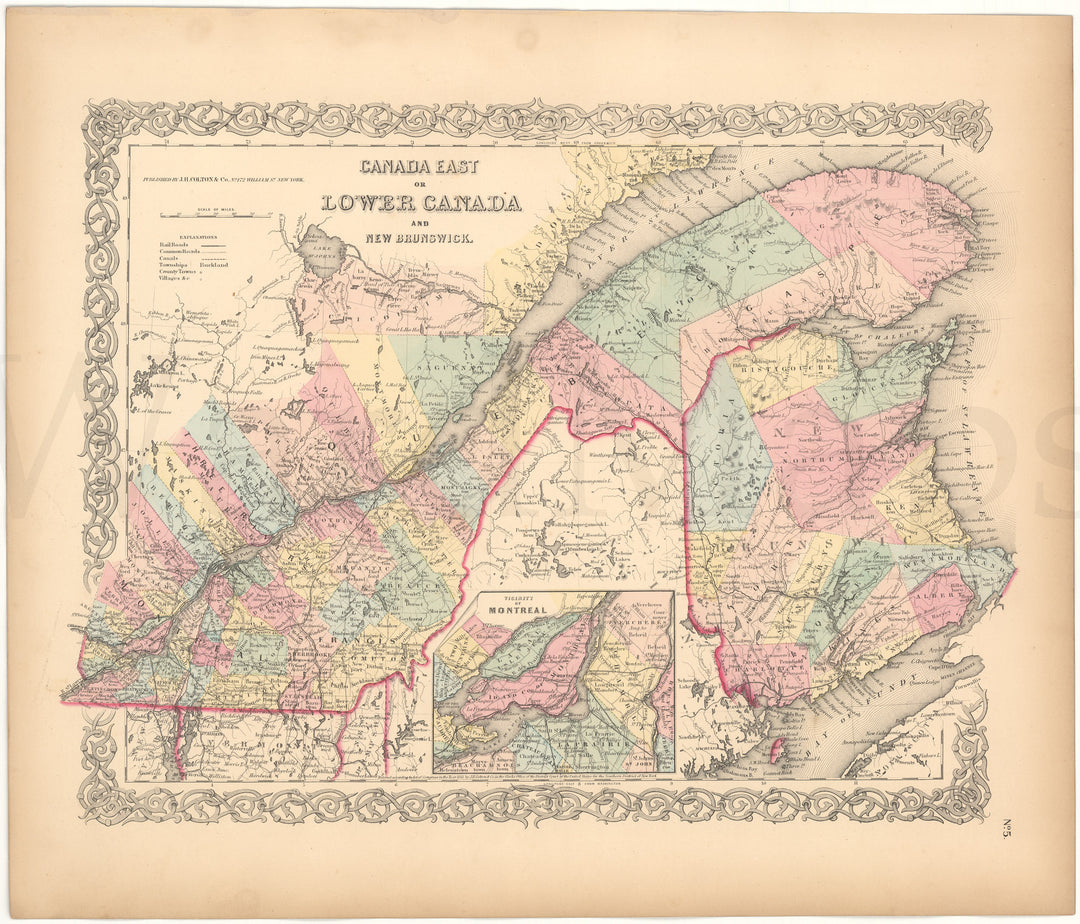 Canada 1856: Eastern Part