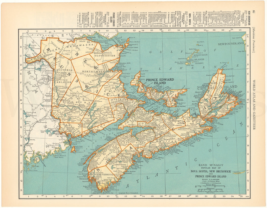 Canadian Maritimes 1937