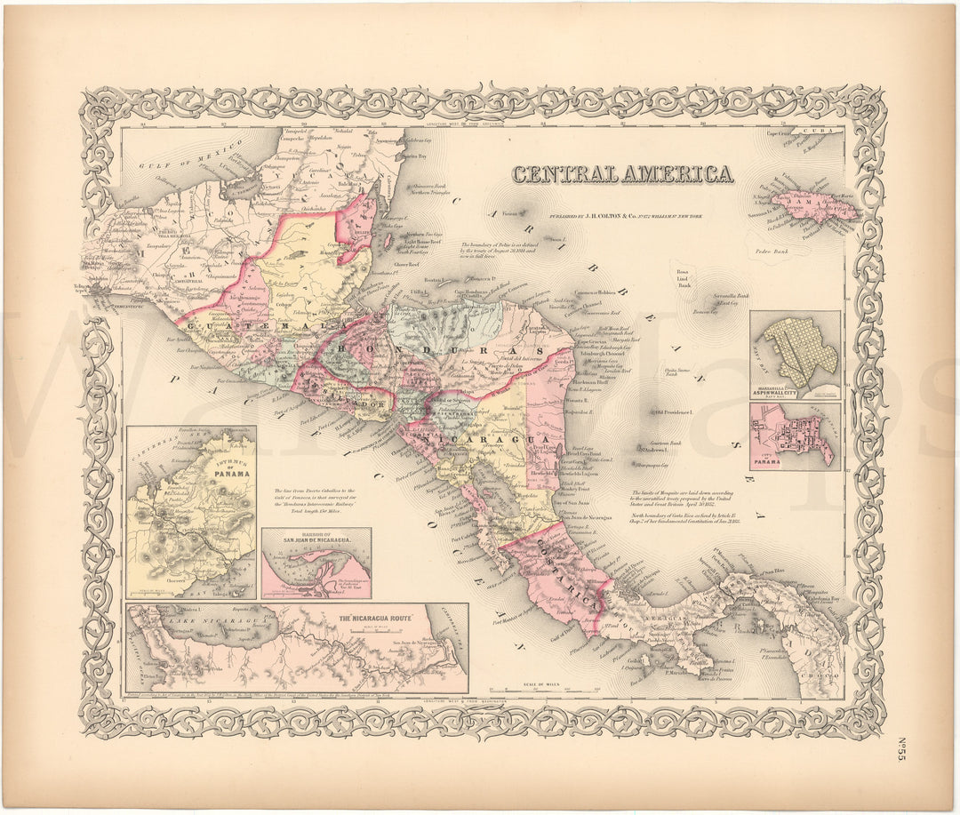 Central America 1856