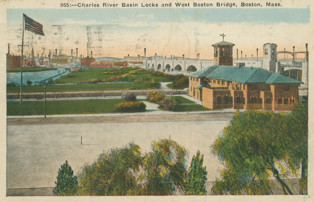 Charles River Locks and Dam, Boston, Massachusetts