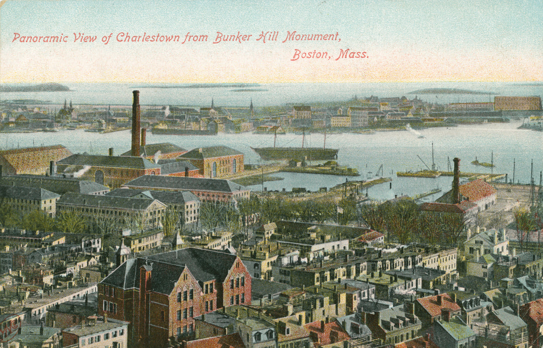 Charlestown, Massachusetts: View from Bunker Hill Monument 02