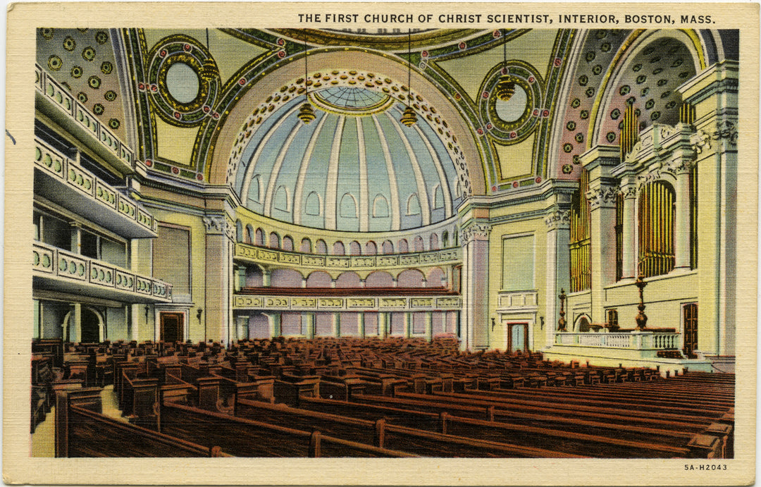 Christian Science Church Interior, Boston, Massachusetts