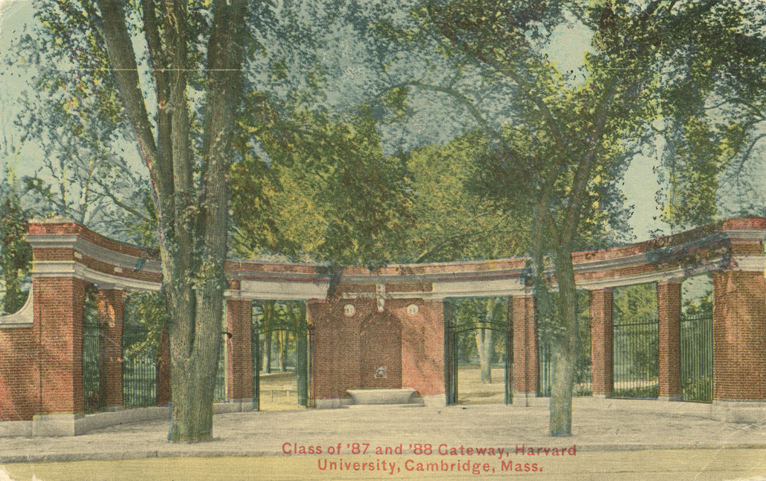 Harvard University, Cambridge, Massachusetts: Class 1887-88 Gate 02