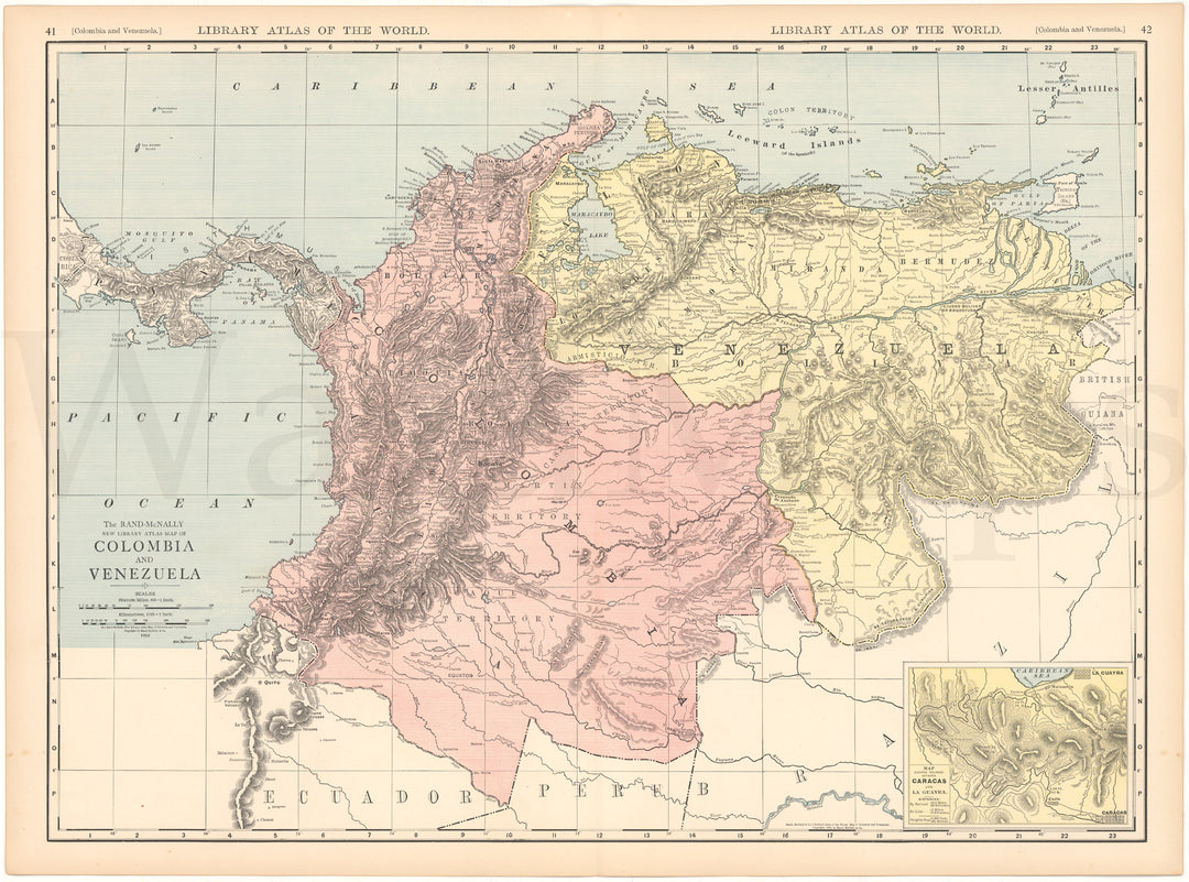 Colombia and Venezuela 1912