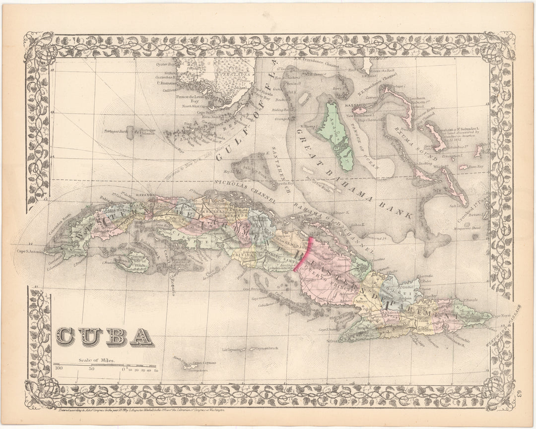 Cuba and Bahamas 1875