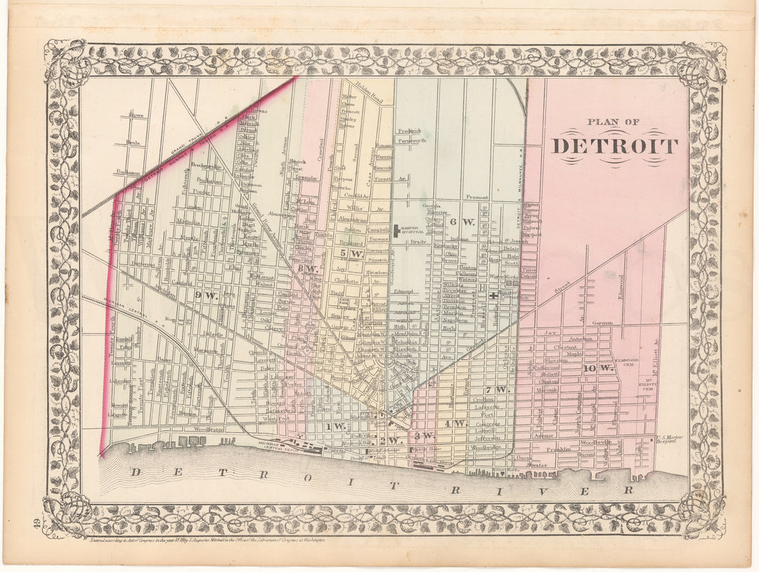 Detroit, Michigan 1875