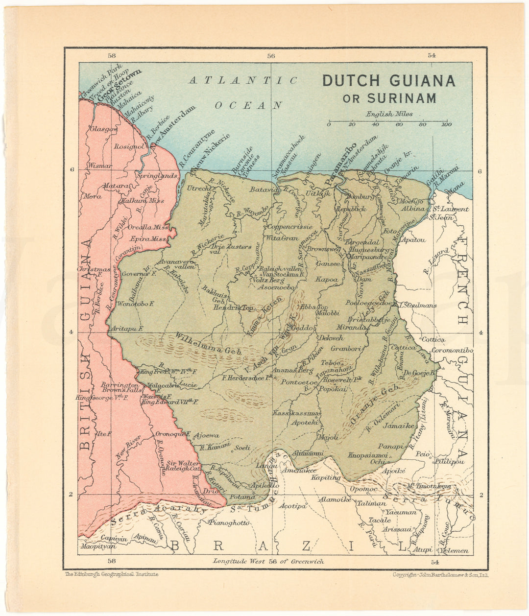 Dutch Guiana (Suriname) 1952