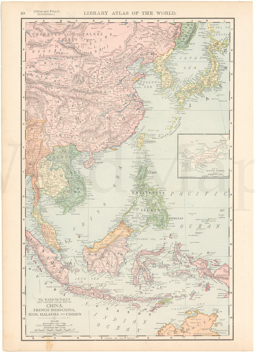 East Asia 1912