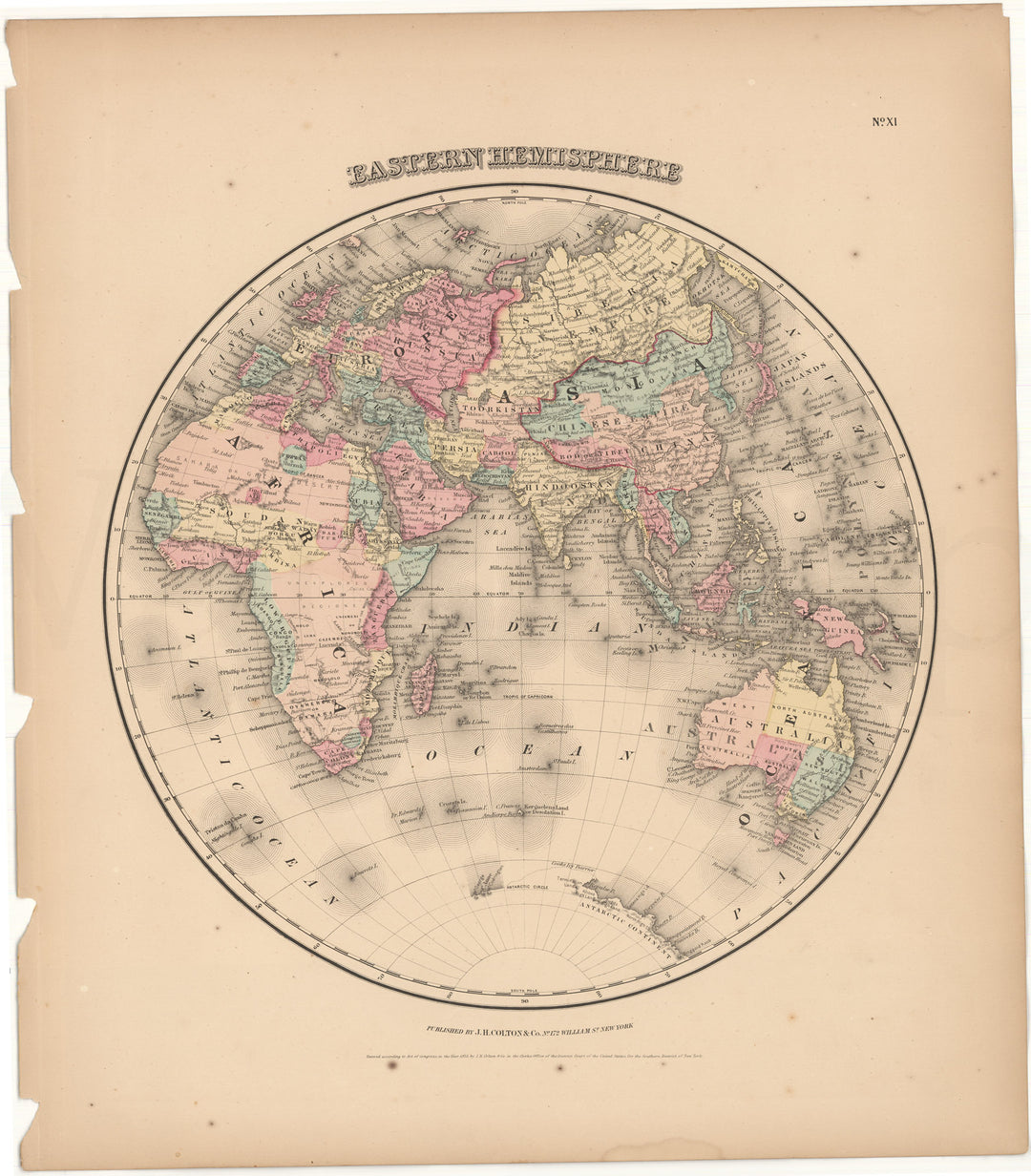 Eastern Hemisphere 1856