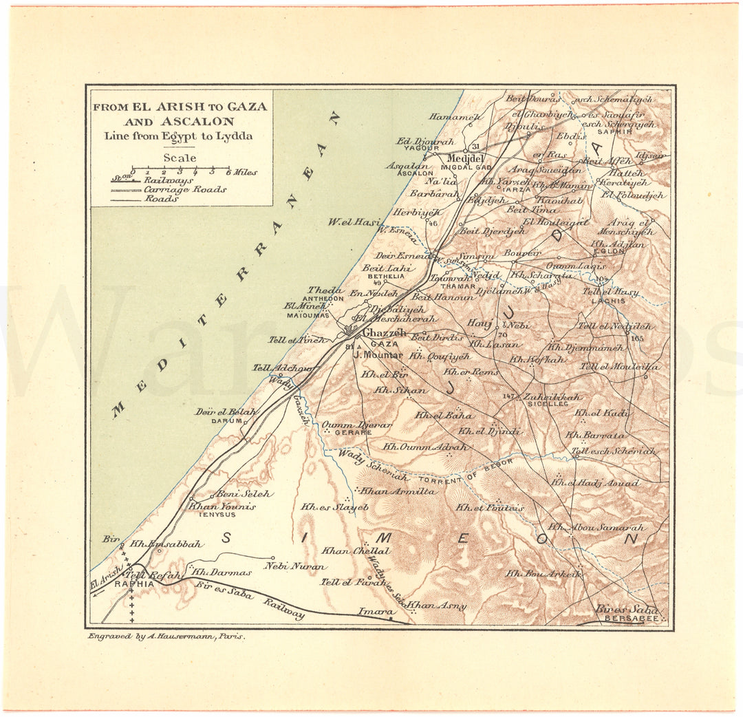 Palestine 1923: Gaza Region