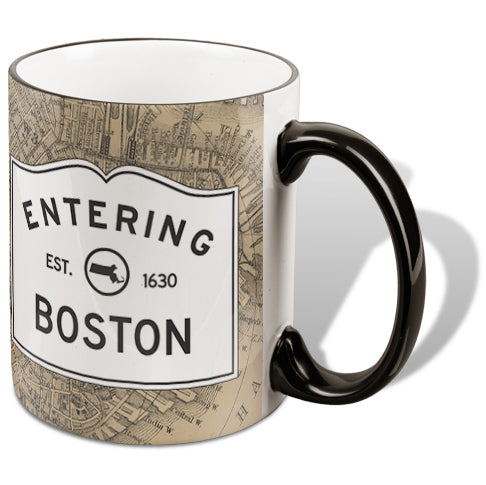 Entering Boston, Massachusetts Mug