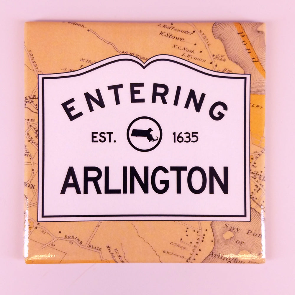 Entering Arlington, Massachusetts Magnet