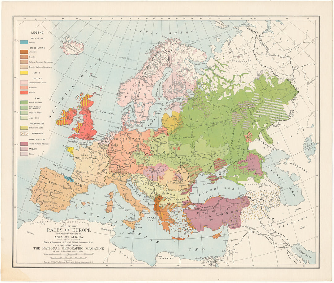 Races of Europe 1919