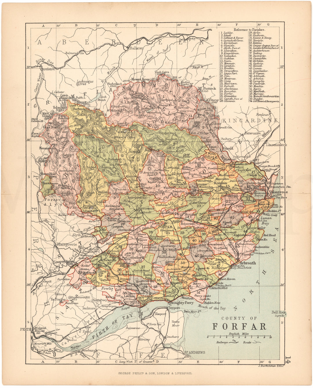County of Fofar, Scotland 1882