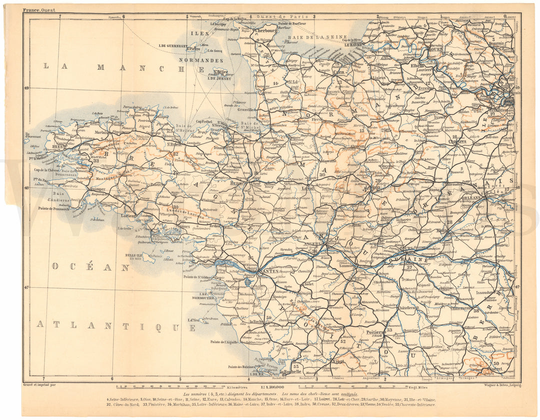 Northwestern France 1913