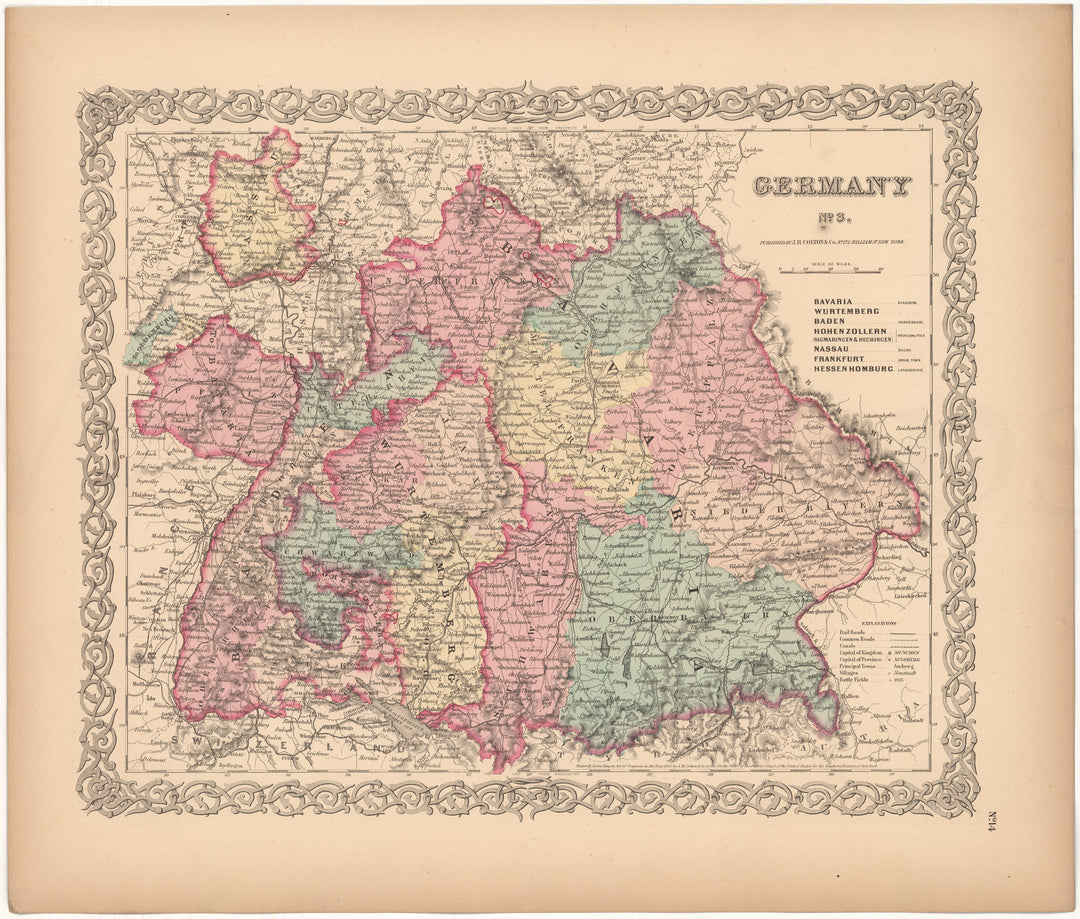 Germany 1856: Map 3