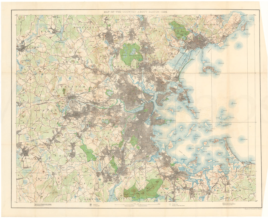 Greater Boston, Massachusetts 1896