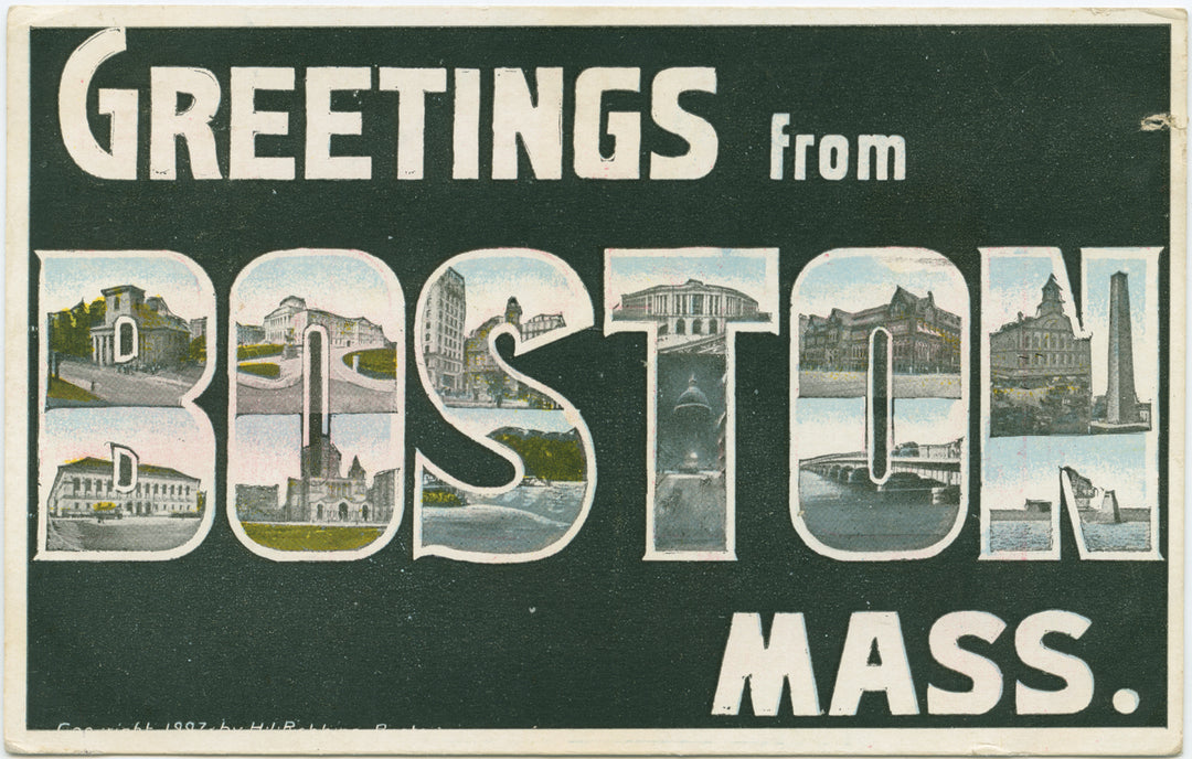 Greetings From Boston, Massachusetts 02