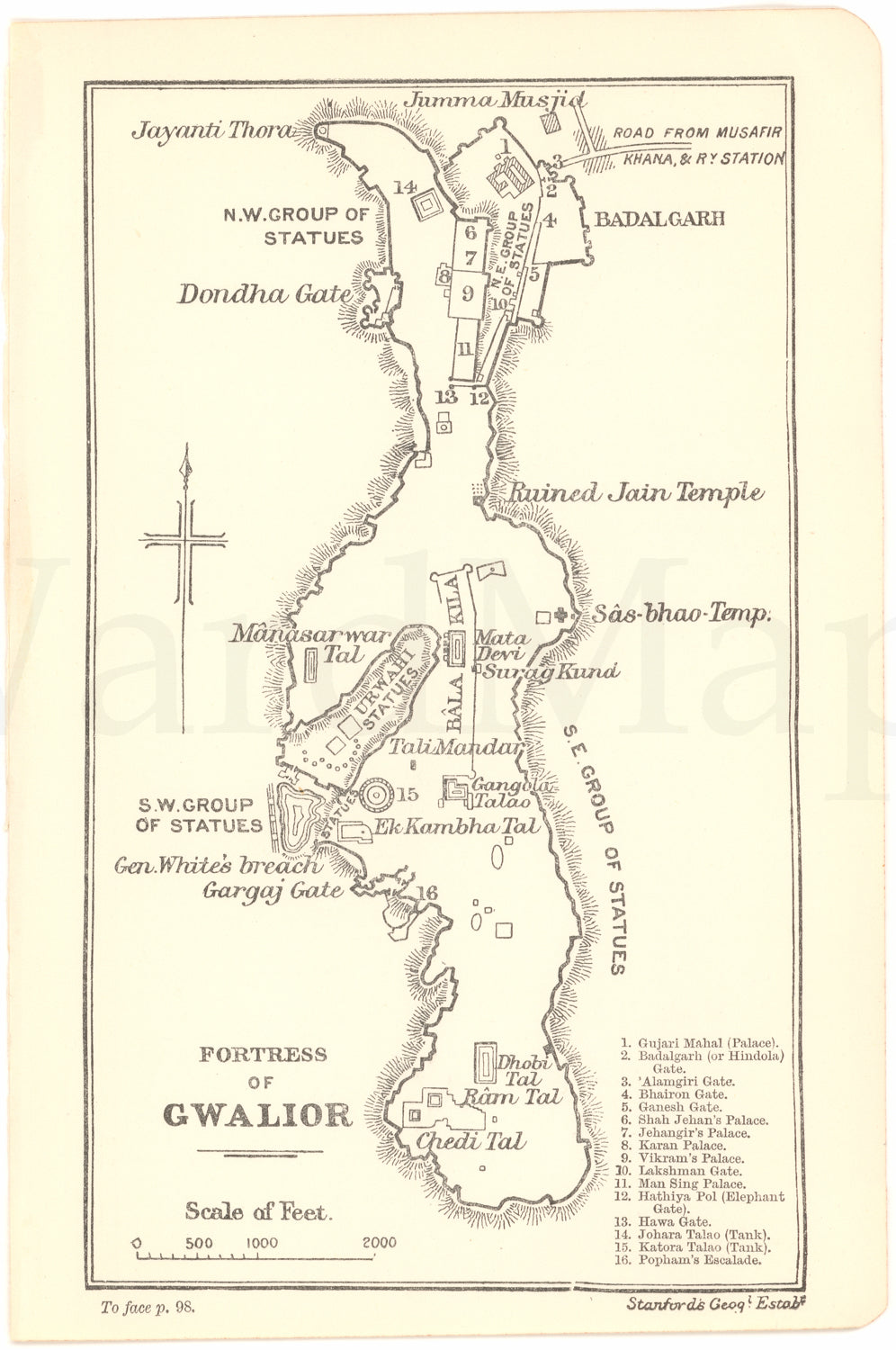 Gwalior Fort, India 1903