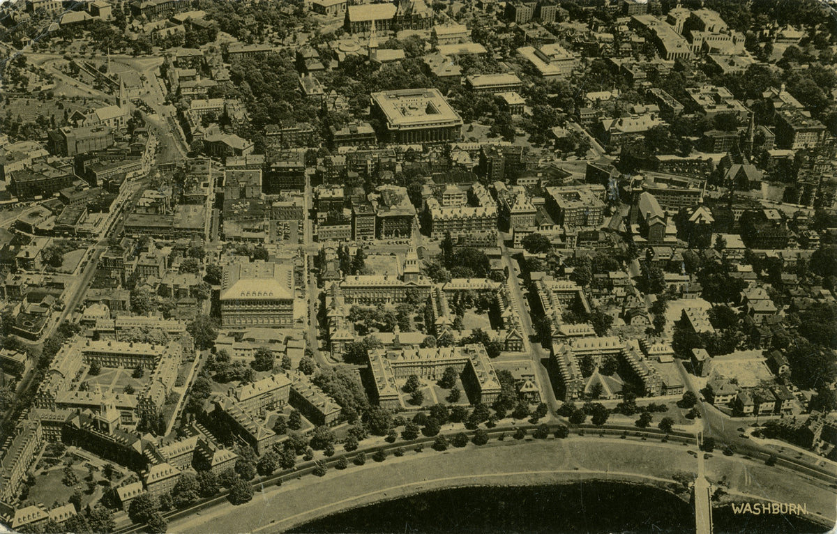 Harvard University, Cambridge, Massachusetts: Campus Aerial View ...