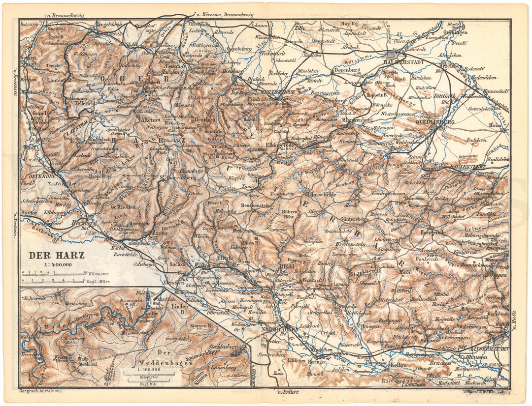 Harz Mountains, Germany 1886