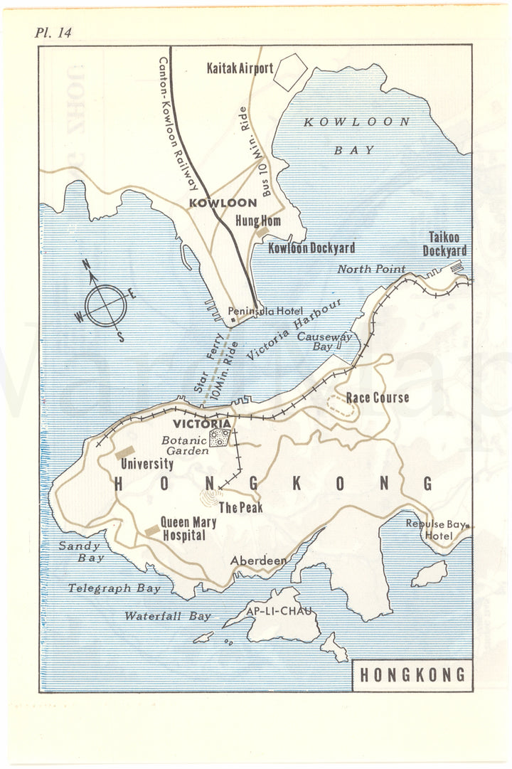 Hong Kong 1973 – WardMaps LLC