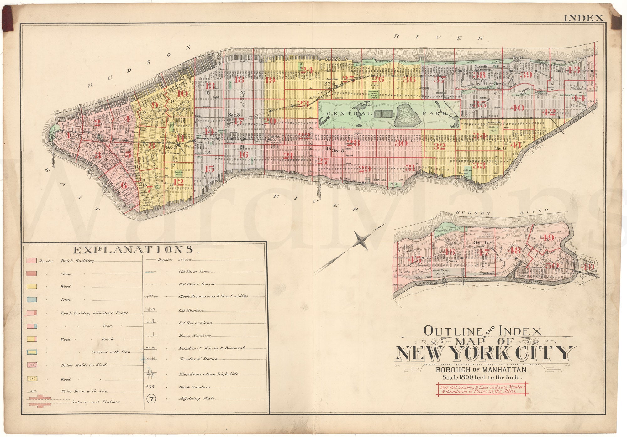 Atlas of Manhattan, New York 1908 – WardMaps LLC Atlas of Manhattan, New York 1908 – WardMaps LLC