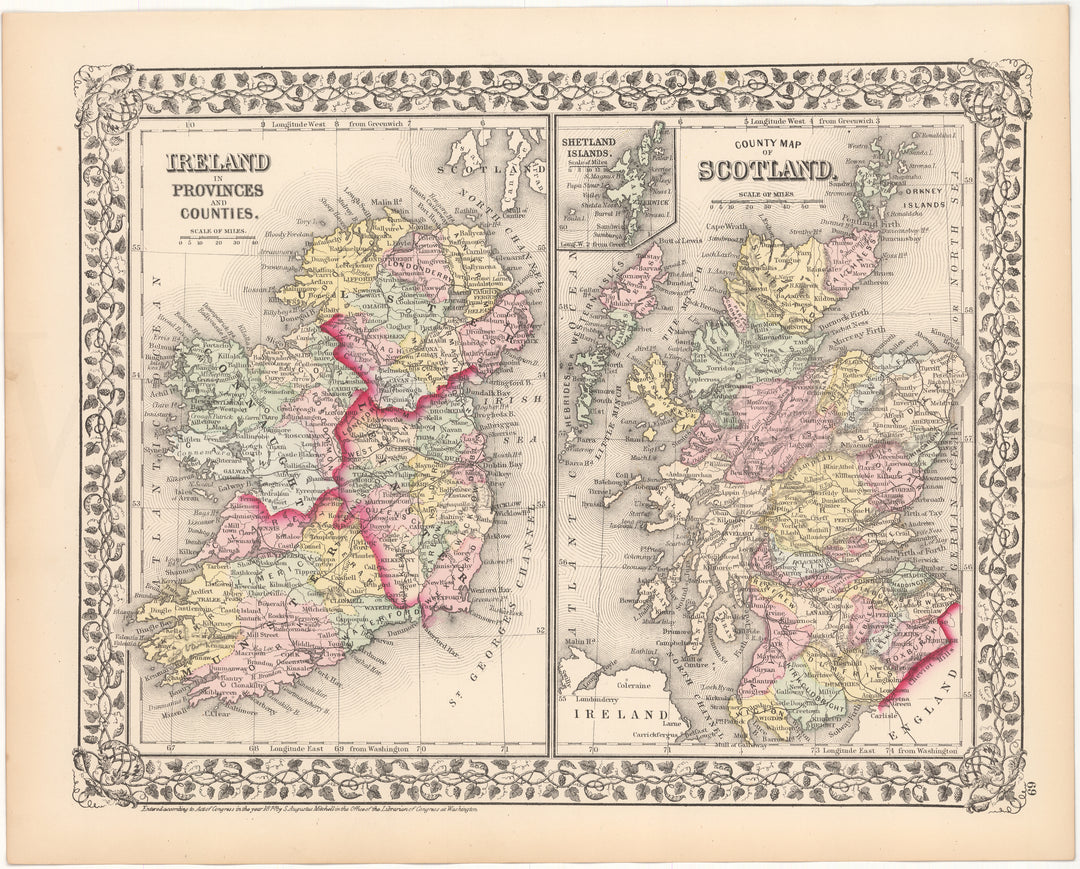 Ireland and Scotland 1875