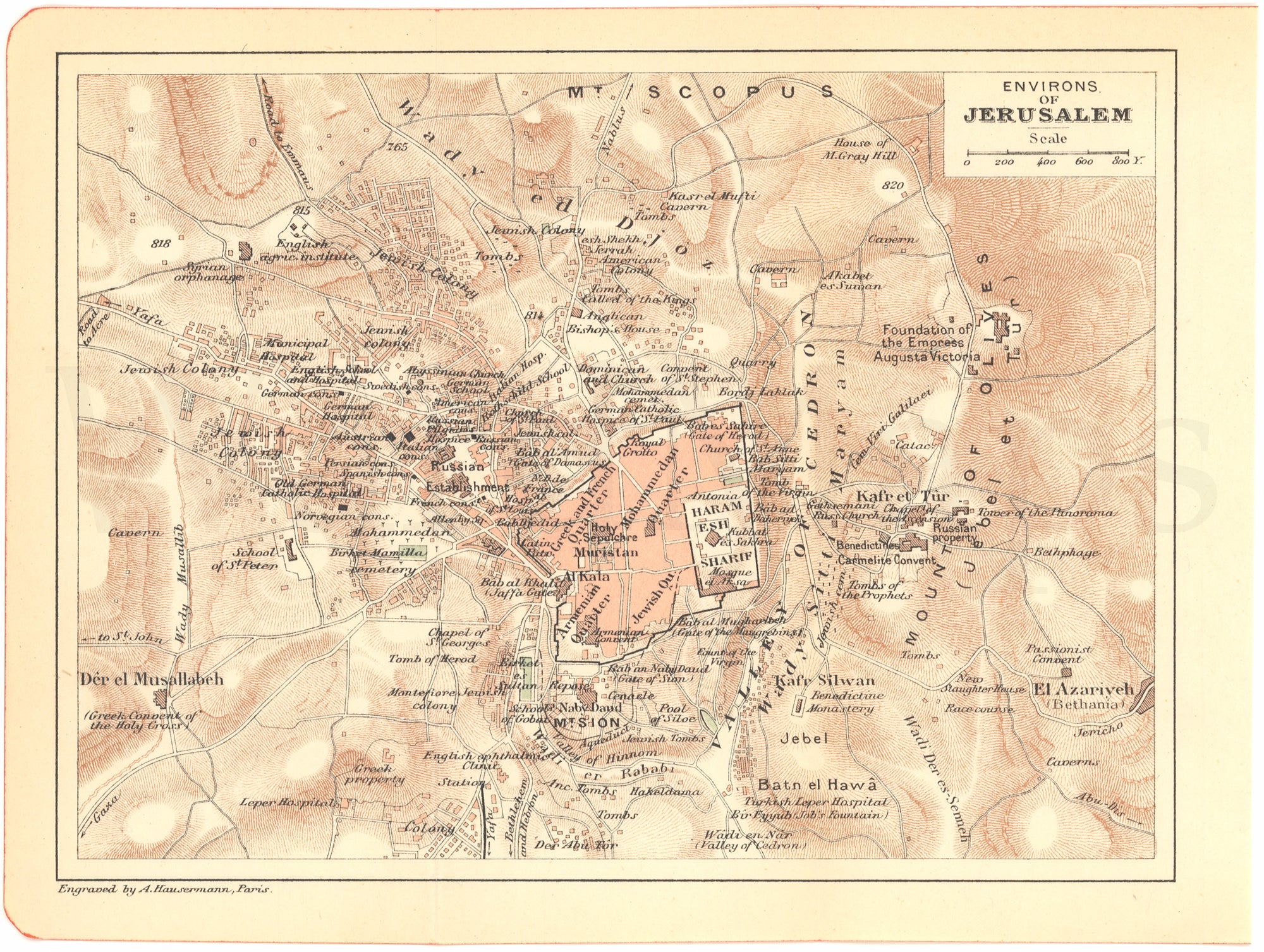 Jerusalem Environs 1923 – WardMaps LLC