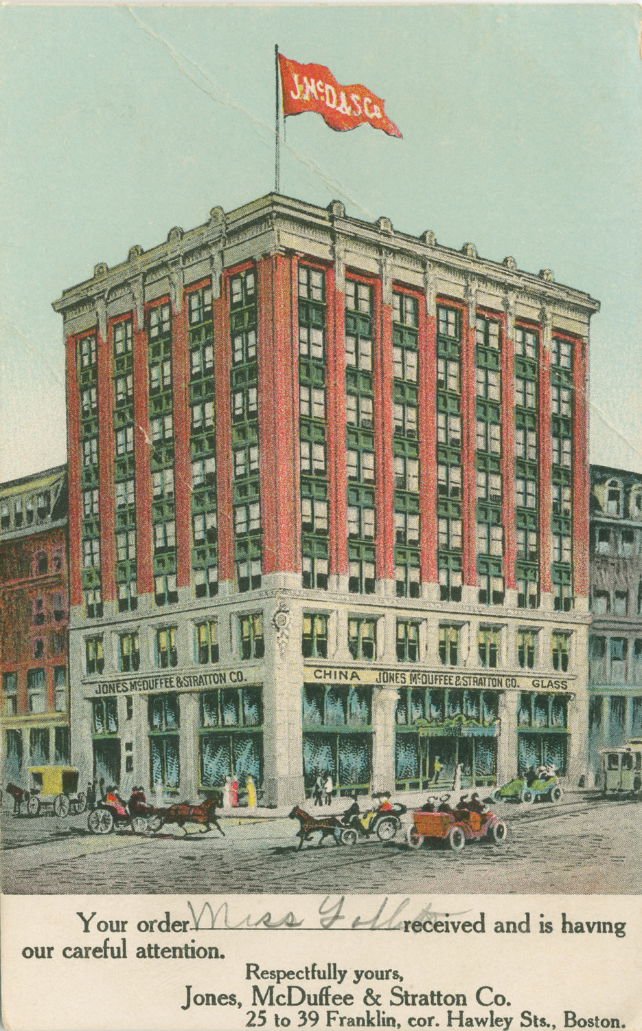 Jones, McDuffee & Stratton Co., Boston, Massachusetts – WardMaps LLC