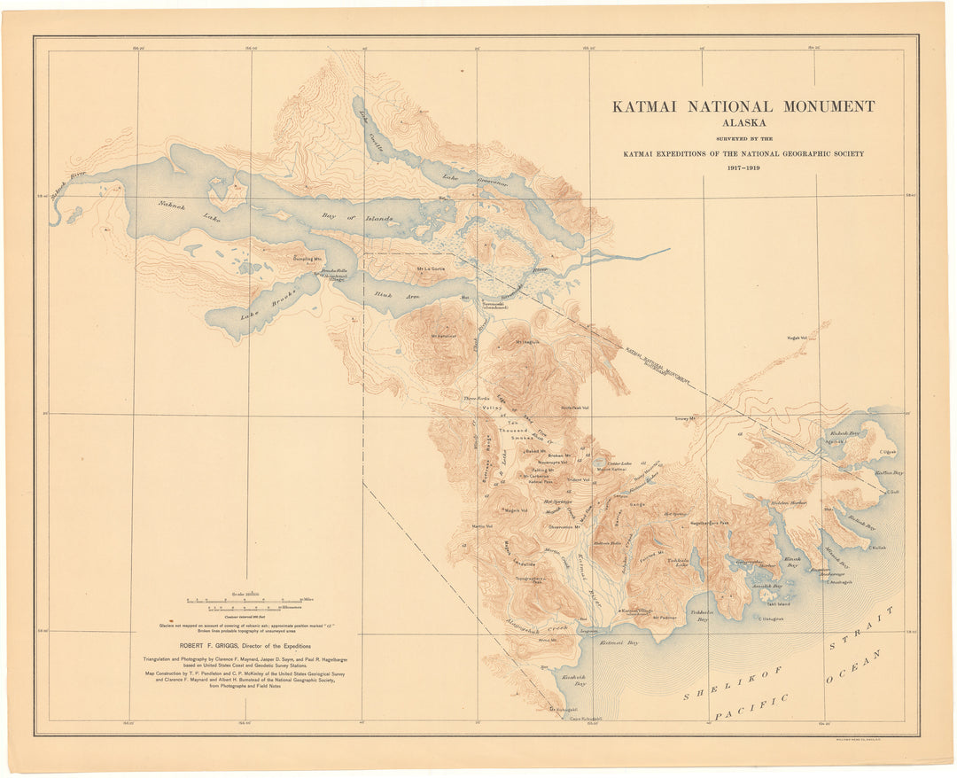 Katmai National Monument, Alaska, 1917-1919