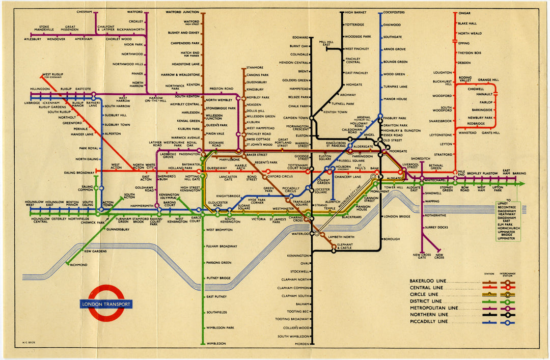 London (England) Underground 1955 (Ver. 1)
