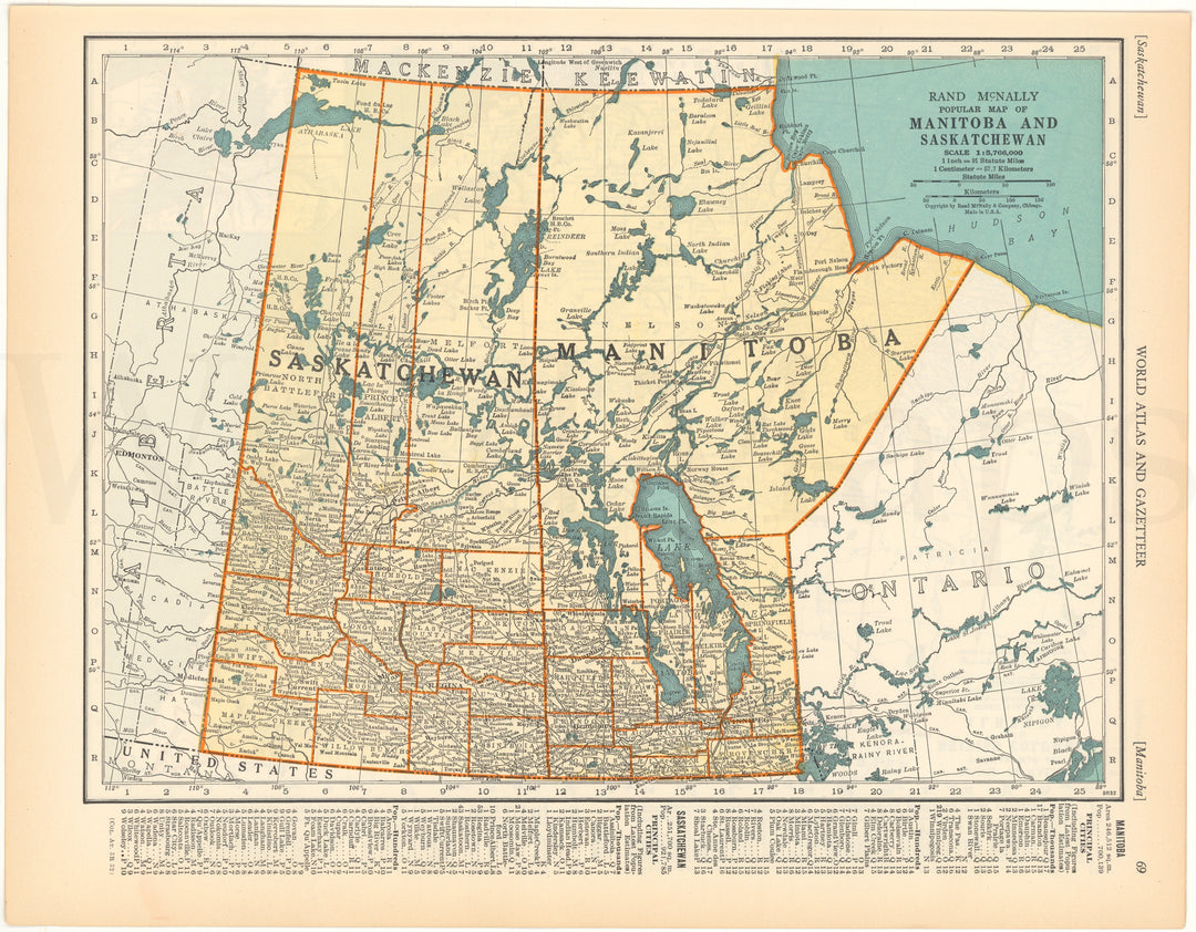 Manitoba and Saskatchewan 1937