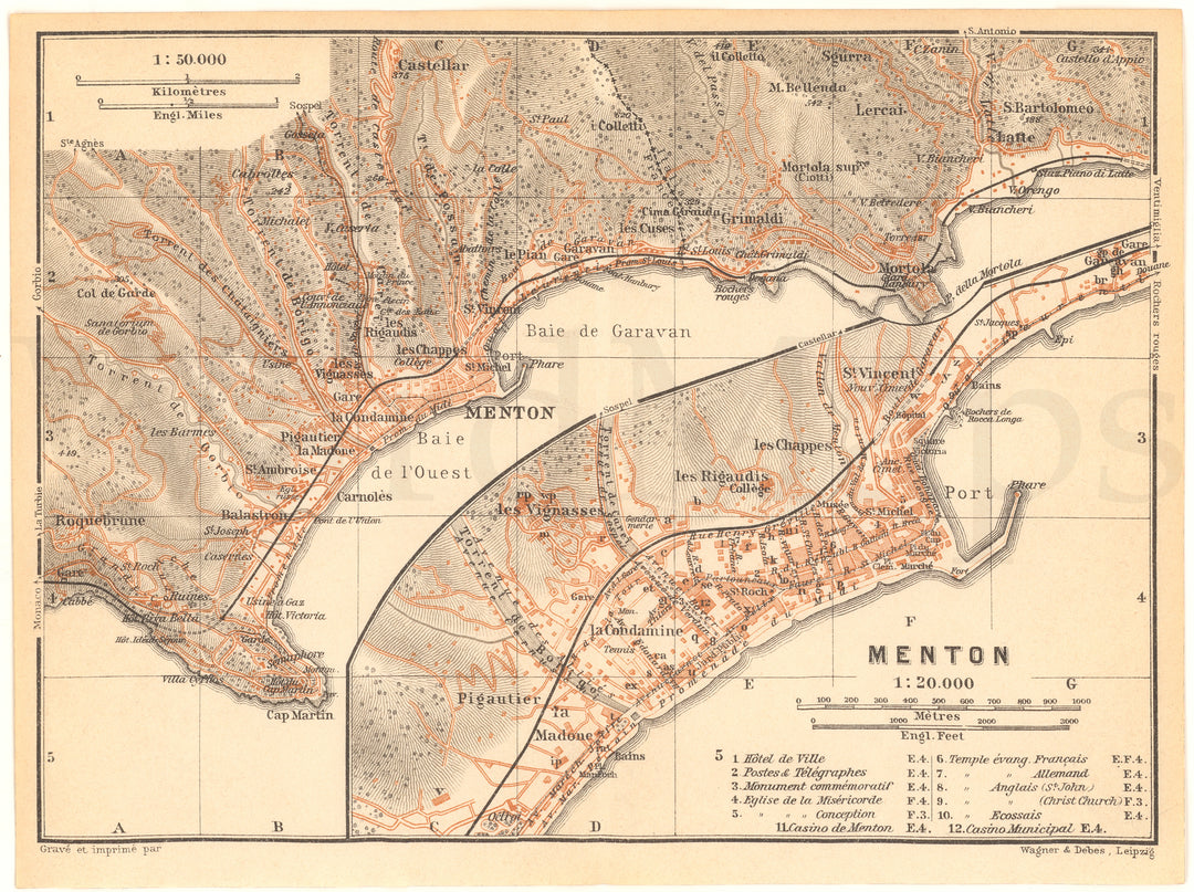 Menton, France 1930