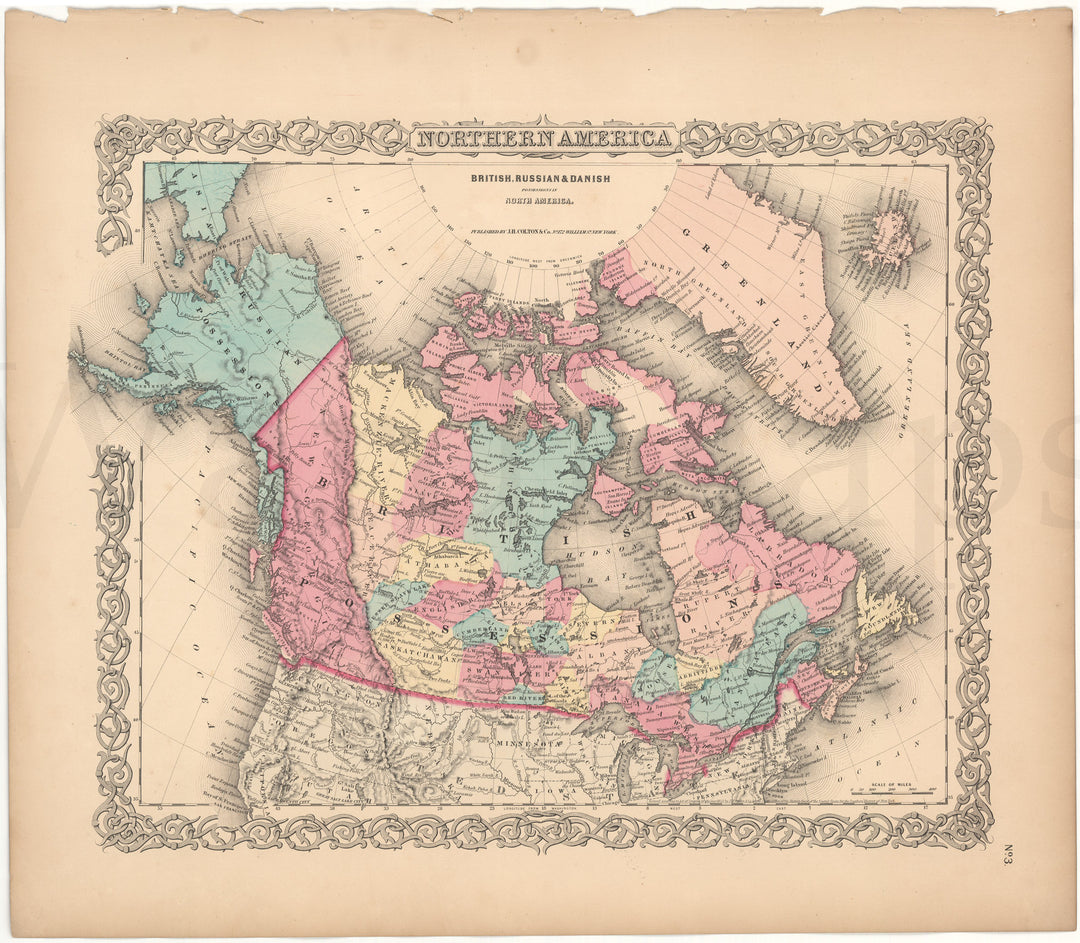 Northern America (Alaska and Canada) 1856