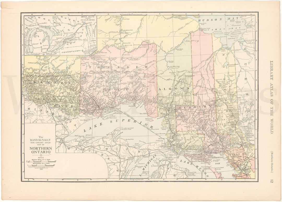 Ontario (Northern Part) 1912