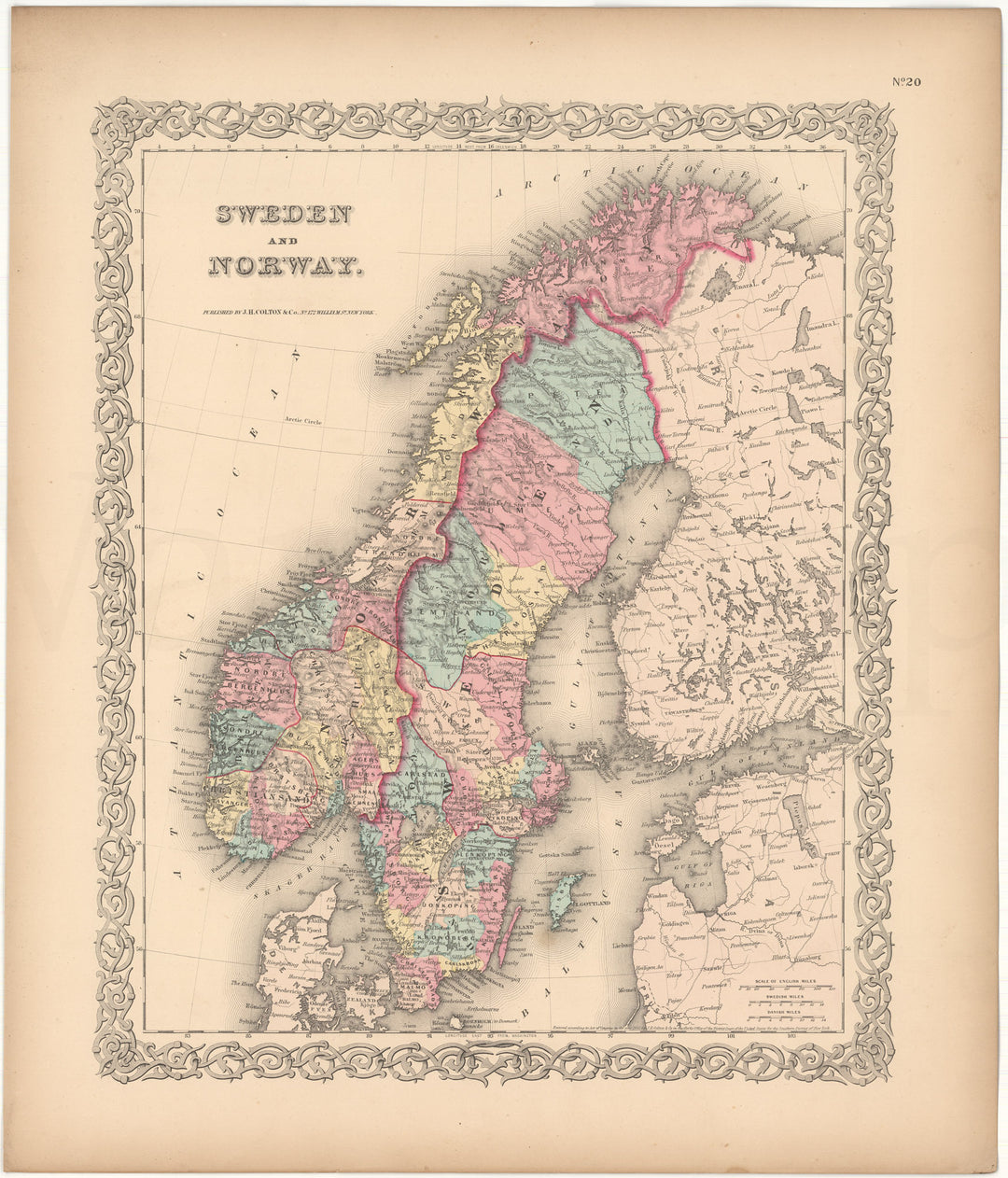 Norway and Sweden 1856