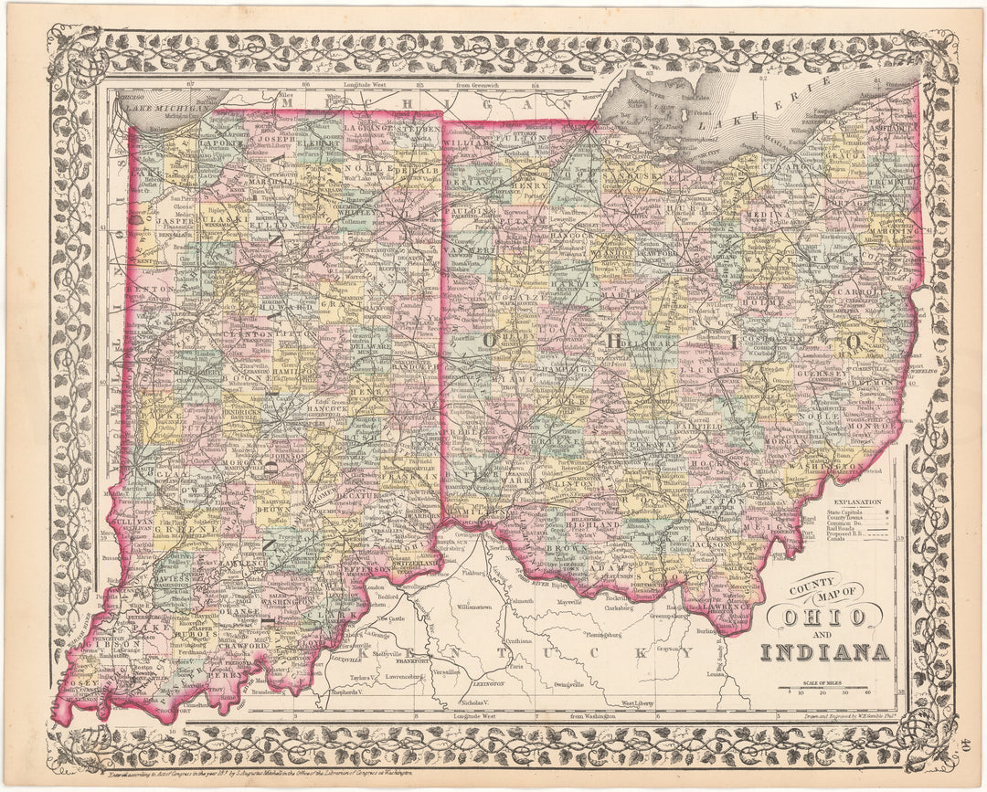 Indiana and Ohio 1875