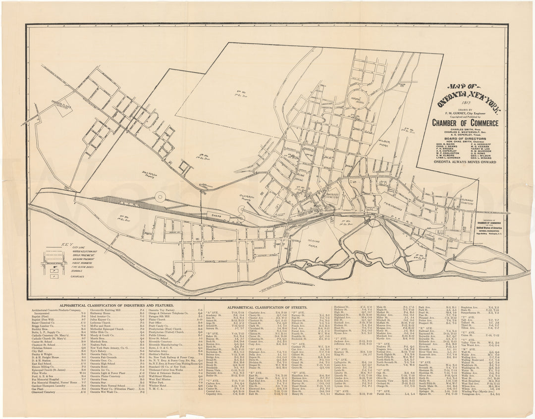 Oneonta, New York 1917