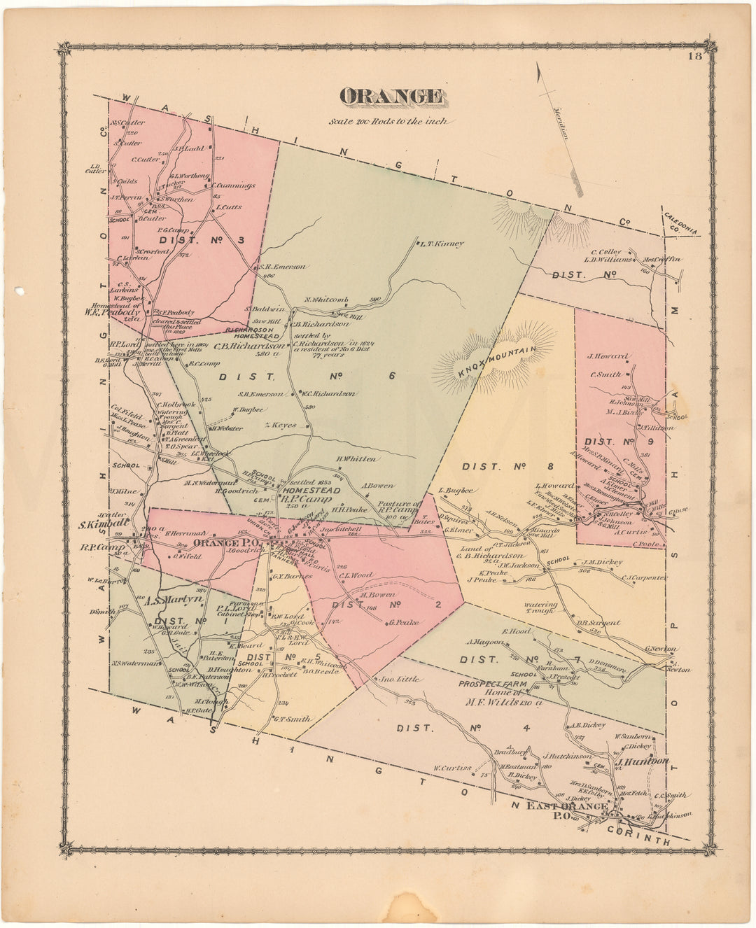 Orange, Vermont 1877