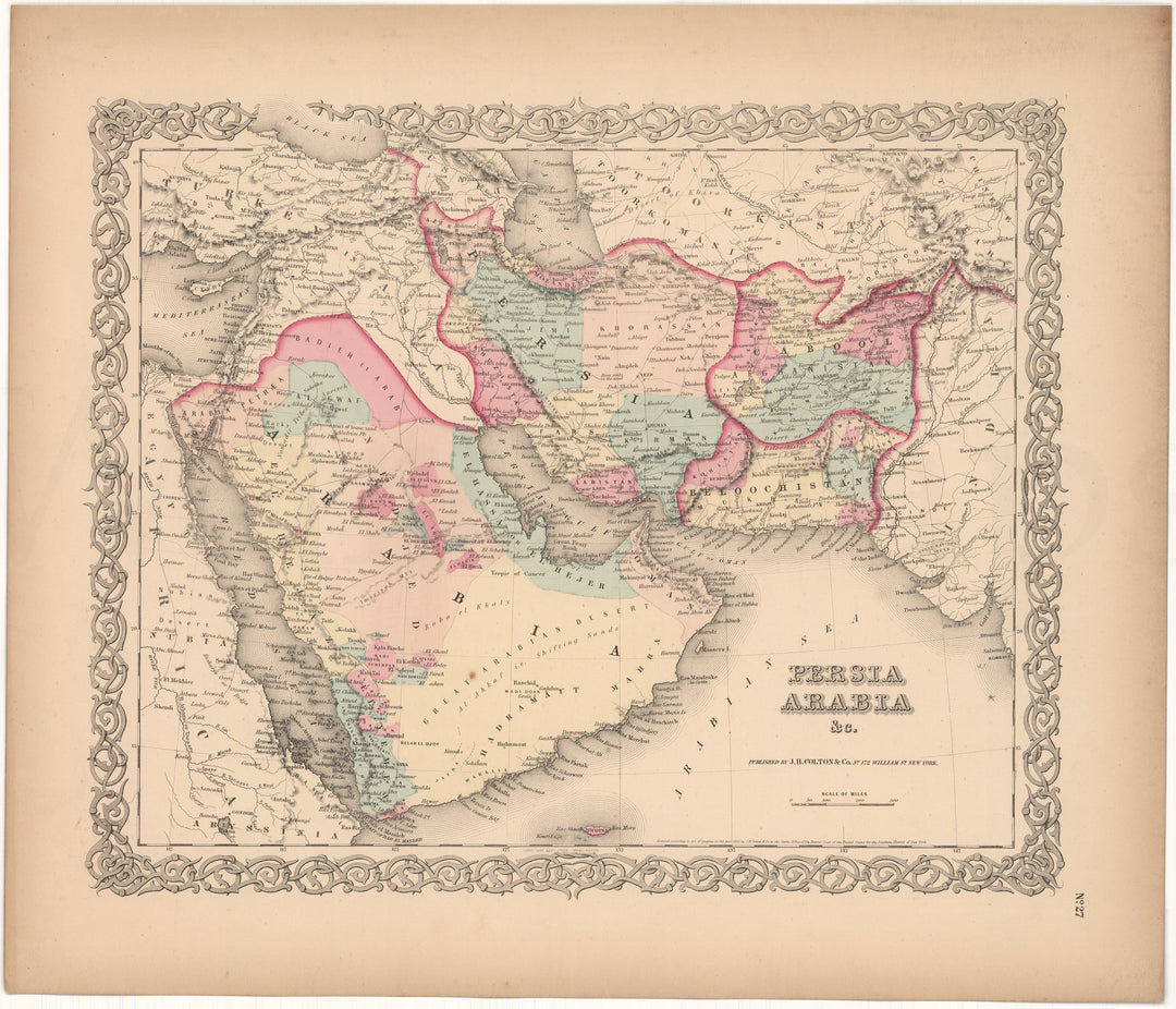 Persia and Arabia 1856