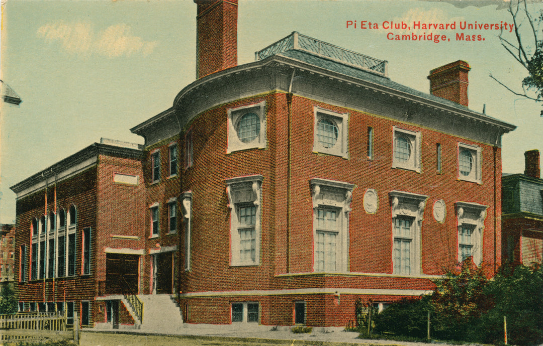 Harvard University, Cambridge, Massachusetts: Pi Eta Club