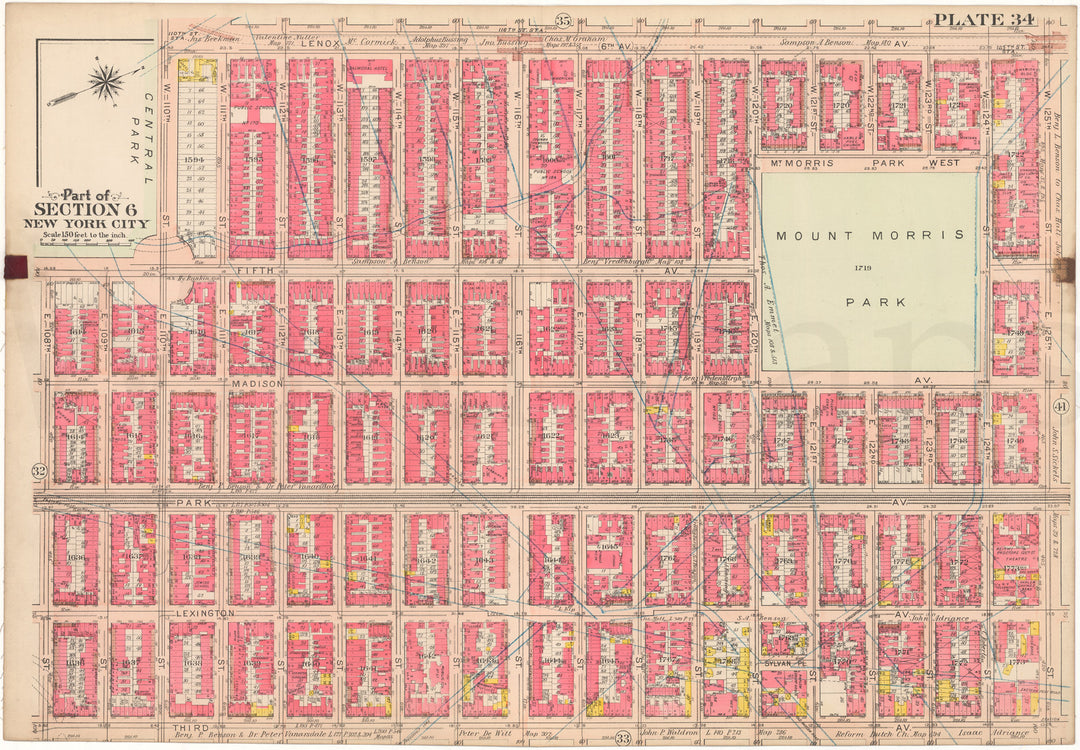 Manhattan, New York 1908 Plate 34