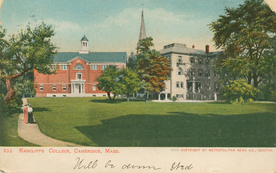 Radcliffe College, Cambridge, Massachusetts 02