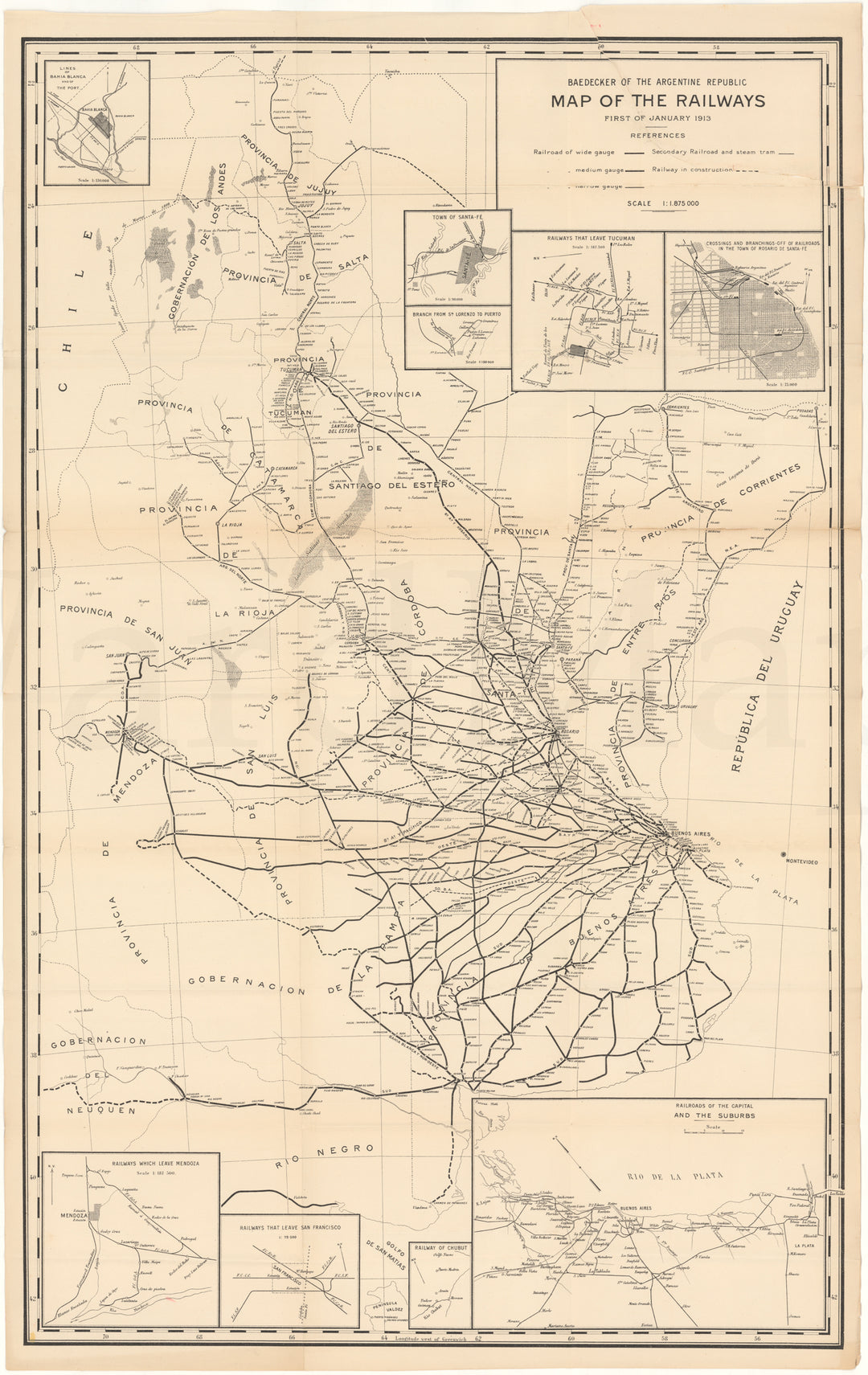 Argentina Railways 1913