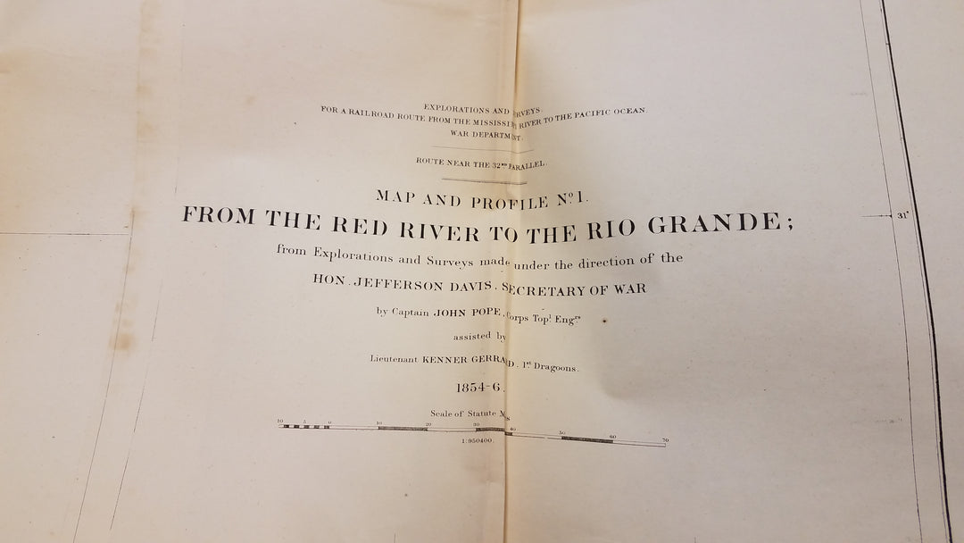 Red River to The Rio Grande (New Mexico) 1854-56