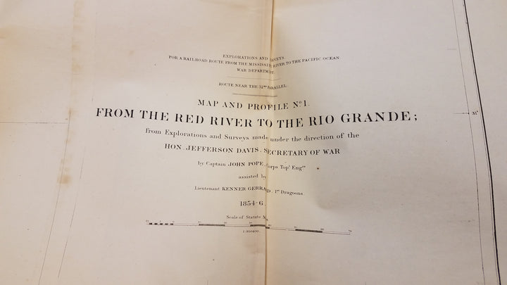 Red River to The Rio Grande (New Mexico) 1854-56