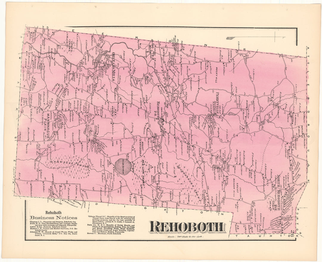 Rehoboth, Massachusetts 1871